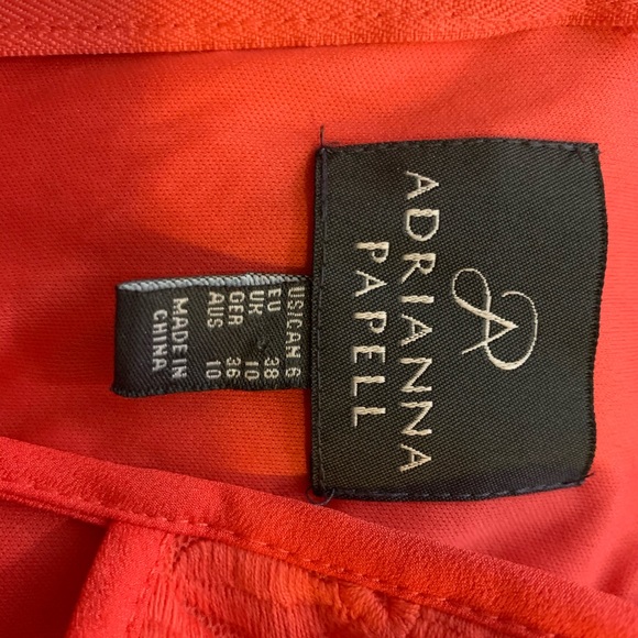 Adrianna Papell Sleeveless Dress w/ Floral Detail - Picture 4 of 4